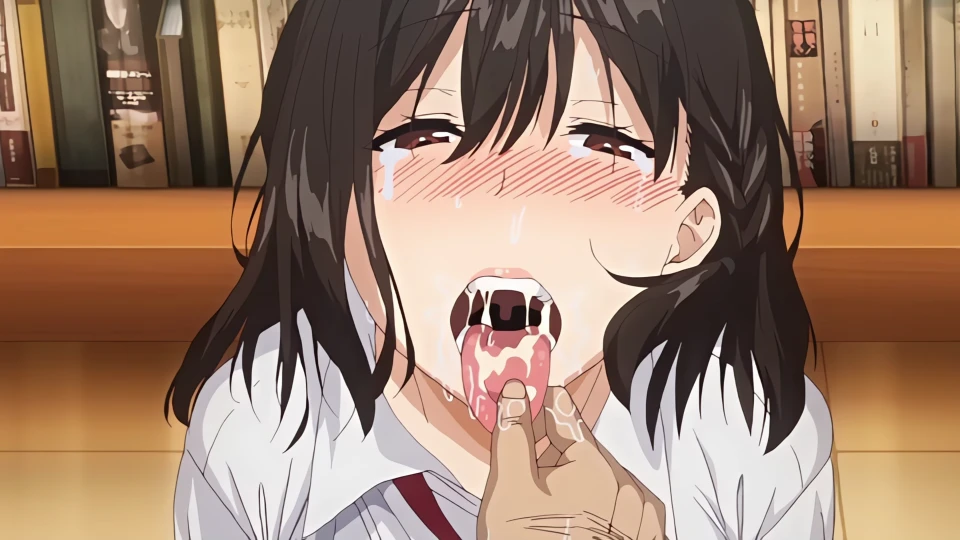 Toshoshitsu no Kanojo: Seiso na Kimi ga Ochiru made The Animation - Screenshot 2
